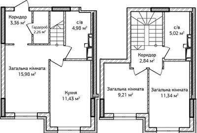 Дворівнева 66.51 м² в ЖК City Park від 29 000 грн/м², м. Ірпінь