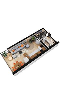1-комнатная 37.08 м² в ЖК 4U от 30 993 грн/м², Киев