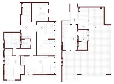 Двухуровневая 299.2 м² в ЖК Obolon Plaza от 79 650 грн/м², Киев