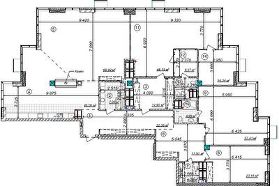 5+ кімнат 308.88 м² в ЖК RiverStone від 95 600 грн/м², Київ