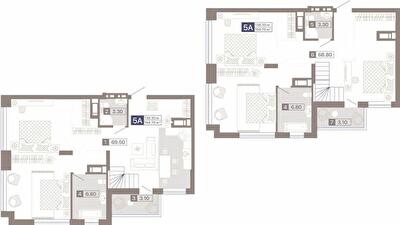 Дворівнева 164.7 м² в ЖК Лук'янівський каскад від 42 500 грн/м², Київ