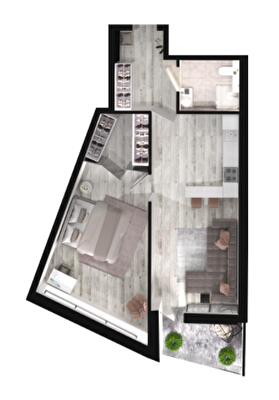 1-комнатная 55.02 м² в ЖК Grand Tower от 27 550 грн/м², Днепр