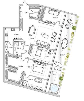 3-комнатная 187.47 м² в ЖК Lion Hills от 56 850 грн/м², с. Лесники