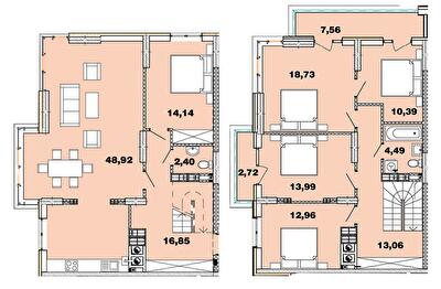 Двухуровневая 160.53 м² в ЖК Crystal Avenue от 25 000 грн/м², с. Петропавловская Борщаговка