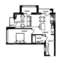 1-кімнатна 53.2 м² в ЖК на вул. Капушанська, 150 від 16 800 грн/м², Ужгород