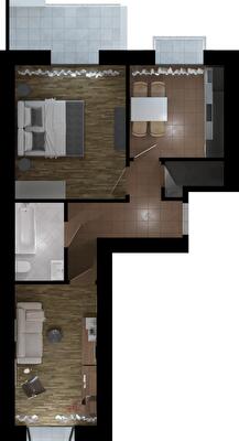 2-кімнатна 52.4 м² в ЖК Крайобраз від 123 380 грн/м², м. Яремче