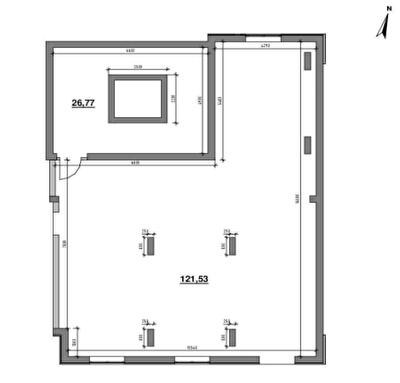 Помещение свободного назначения 148.29 м² в ЖК Америка от 21 840 грн/м², Львов