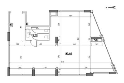 Помещение свободного назначения 96.05 м² в ЖК Голоські кручі от 25 300 грн/м², Львов