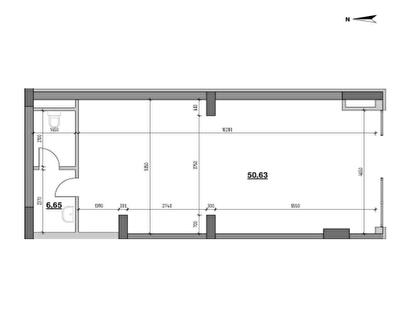 Помещение свободного назначения 57.28 м² в ЖК Голоські кручі от 32 258 грн/м², Львов