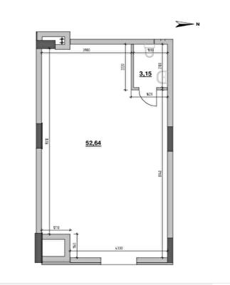 Помещение свободного назначения 55.79 м² в ЖК Голоські кручі от 29 453 грн/м², Львов