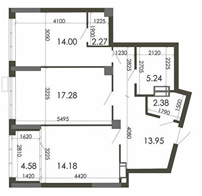 2-комнатная 73.88 м² в ЖК Star City от 24 096 грн/м², Киев
