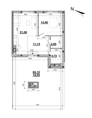 1-комнатная 75.3 м² в ЖК Містечко Підзамче от 29 180 грн/м², Львов
