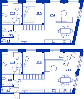 Двухуровневая 144.6 м² в ЖК RYBALSKY от 55 499 грн/м², Киев