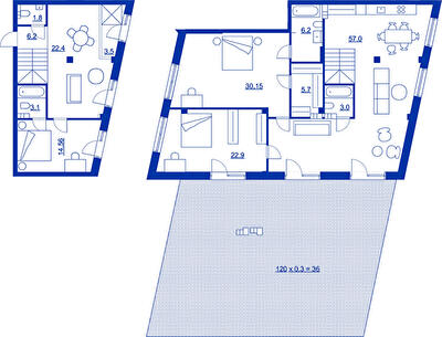 Двухуровневая 212.45 м² в ЖК RYBALSKY от 55 499 грн/м², Киев