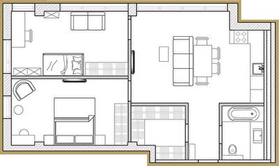 2-комнатная 67.86 м² в ЖК Premier Park от 45 400 грн/м², Днепр