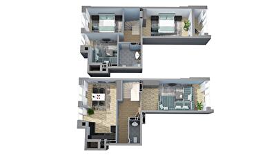 Двухуровневая 112.49 м² в ЖК Оптимісто от 22 000 грн/м², с. Гатное