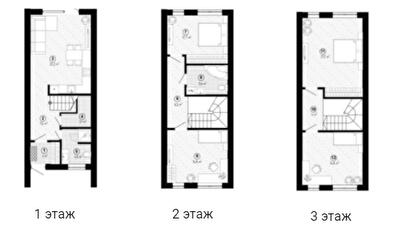 Таунхаус 120 м² в Таунхаус Козырная Семерка от 18 250 грн/м², с. Погребы