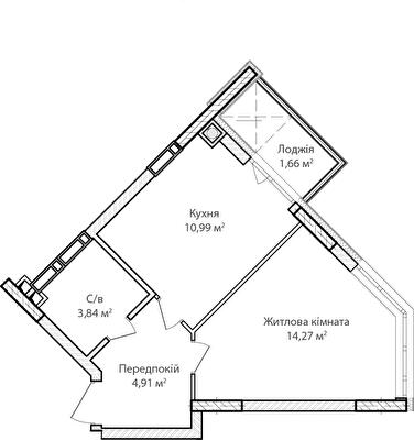 1-кімнатна 35 м² в ЖК Синергія Сіті від 26 000 грн/м², м. Ірпінь