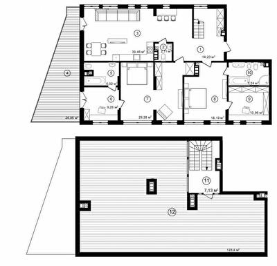 Дворівнева 191.45 м² в ЖК Struetinsky Residence від 84 250 грн/м², Київ