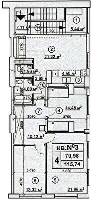 4-кімнатна 115.74 м² в ЖК на вул. Євгенія Харченка (Леніна), 47-59 від 16 050 грн/м², Київ