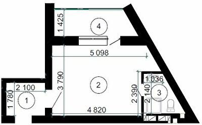 Студия 32.6 м² в ЖК Сырецкий парк от 39 600 грн/м², Киев