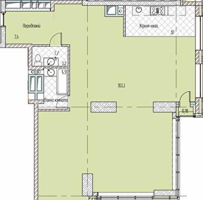 2-кімнатна 129.08 м² в БФК Metropole від 140 000 грн/м², Київ