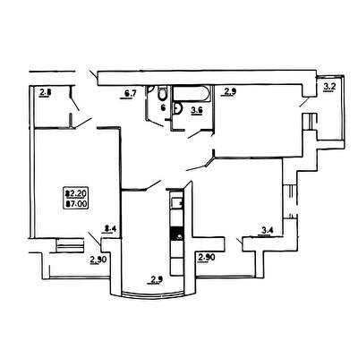 3-комнатная 87 м² в ЖК на вул. Пирогова от 19 300 грн/м², Тернополь