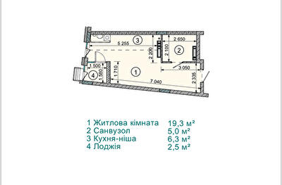 Однокімнатні в ЖК Sense City