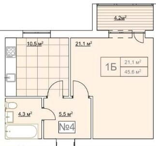 1-кімнатна 45.6 м² в ЖК Гранд Віллас від 27 000 грн/м², смт Ворзель